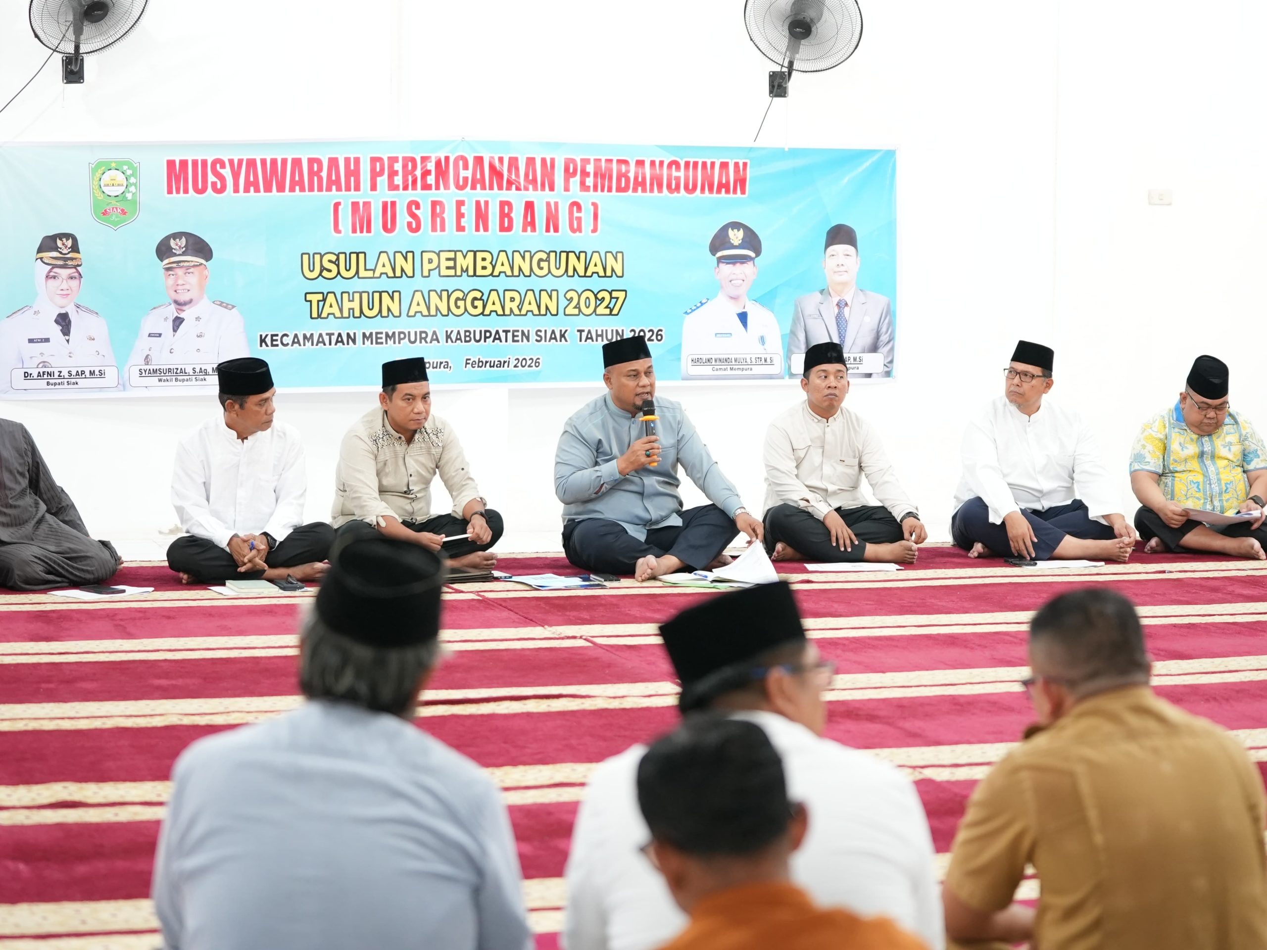 Wabup Siak Buka Musrenbang Mempura, Tekankan Efisiensi APBD dan Evaluasi Air Bersih