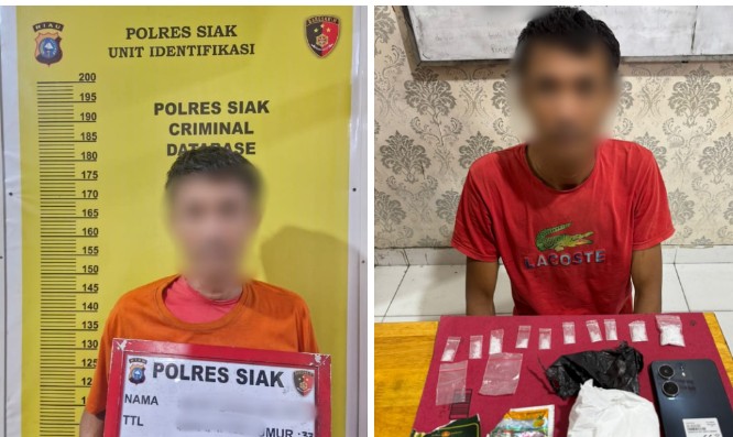 Edarkan 10 Paket Sabu, Petani di Siak Diciduk Polisi